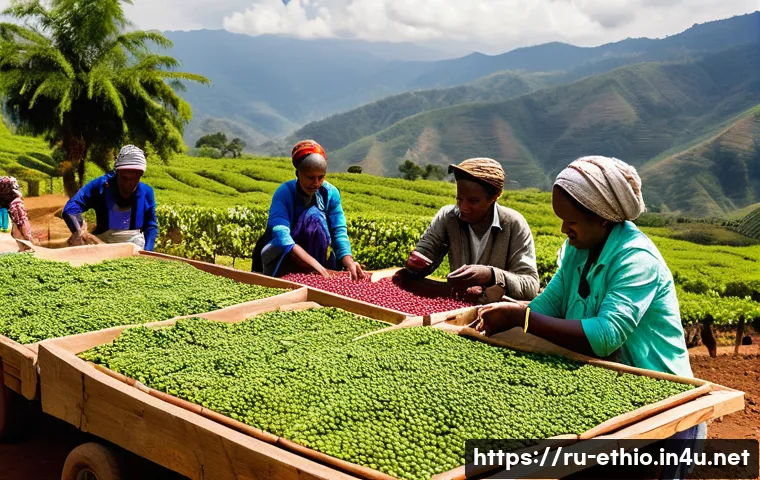 에티오피아 커피 농장 체험 관련 이미지 2